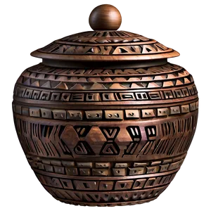 Tribal Urn PNG 06132024