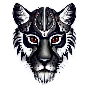 Tribal Wildcat Tattoo Design PNG 97 PNG