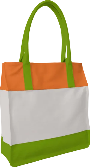 Tricolor Tote Bag Republic Day Inspiration PNG image