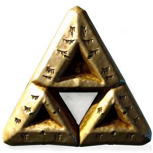 Triforce 3d Model PNG 8 PNG