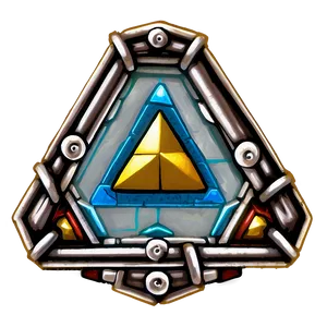 Triforce Chain Link PNG 05242024