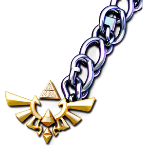 Triforce Chain Link PNG Krx PNG