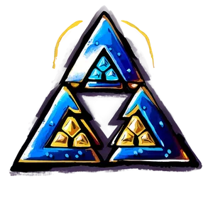 Triforce Game Emblem PNG Oto PNG
