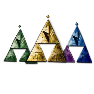 Triforce Grunge Look PNG 05242024 PNG