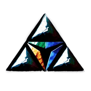 Triforce Grunge Look PNG Uxs15 PNG