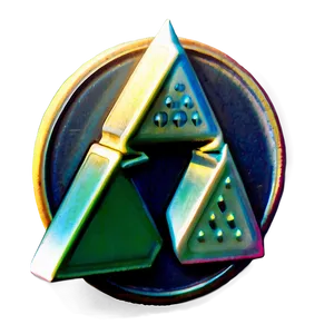 Triforce In Circle PNG Lxt43 PNG