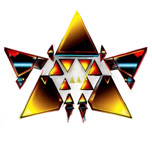 Triforce Silhouette PNG 05242024
