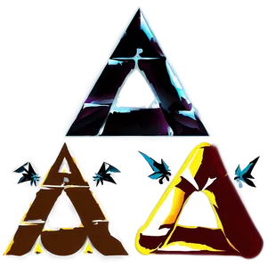 Triforce Silhouette PNG 90
