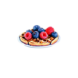 Triple Berry Waffle PNG Vyt61 PNG