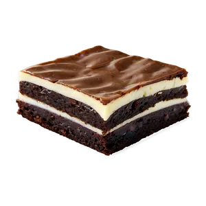 Triple Layer Brownie Png 06122024 PNG image