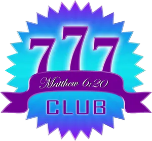 Triple Seven Club Graphic PNG image
