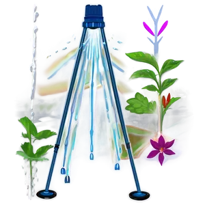 Tripod Garden Sprinkler PNG 06262024