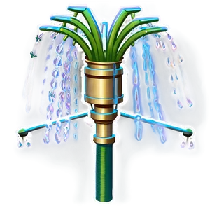 Tripod Garden Sprinkler PNG Tqt99