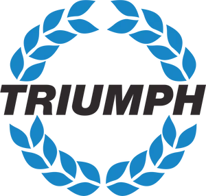 Triumph Logo Blue Wreath PNG image