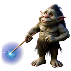 Troll With Magic Wand PNG 05232024