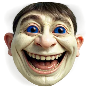 Trollface Facial Expression PNG 05232024 PNG
