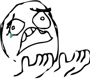 Trollface Meme Classic Expression