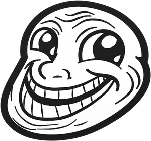 Trollface_ Meme_ Icon PNG image