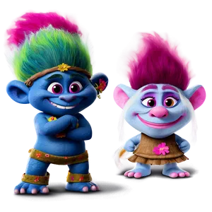 Trolls Family Png Ecq58 PNG image