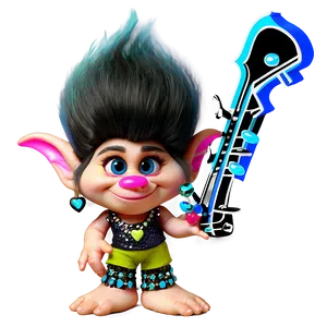 Trolls Glam Rock PNG Btv PNG