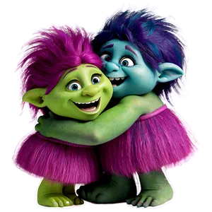 Trolls Group Hug PNG Nkx43 PNG