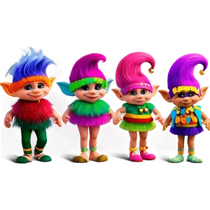 Trolls Holiday Outfits PNG 05232024 PNG