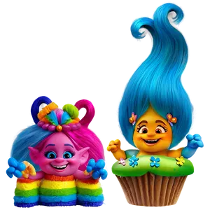 Trolls Party Decorations Png Iby PNG image