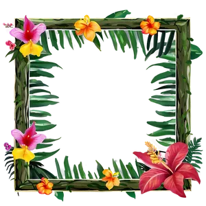 Tropical Adventure Frame PNG Ygx85 PNG