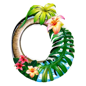 Tropical Aloha Background Png 06272024 PNG image