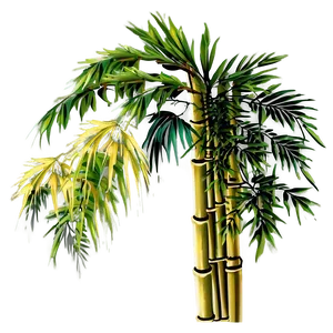 Tropical Bamboo Plants PNG Euw28 PNG