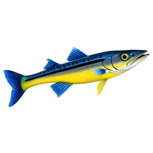 Tropical Barracuda Fish Png Rhj90 PNG image