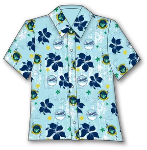 Tropical Beach Theme Shirt PNG image