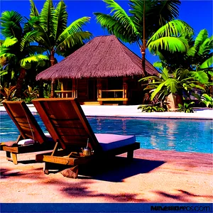 Tropical Bungalow Paradise PNG 72