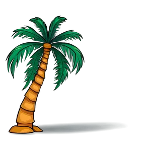 Tropical Cartoon Palm Tree Png Hyv19 PNG image