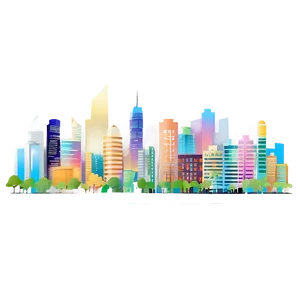 Tropical City Skyline PNG 44 PNG