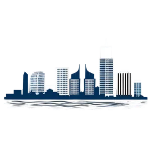 Tropical City Skyline Png Jal4 PNG image