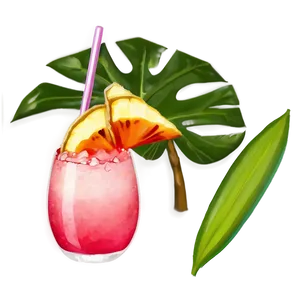 Tropical Cocktail Collection PNG 05242024