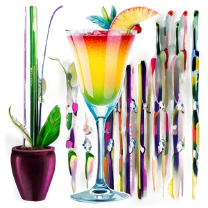 Tropical Cocktail Collection PNG 97