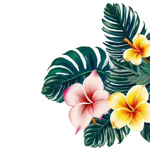 Tropical Floral Pattern PNG 06202024