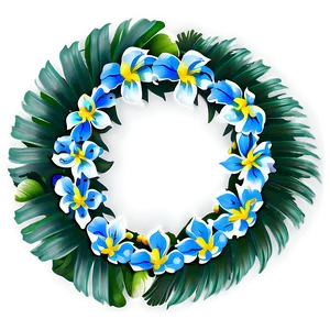 Tropical Flower Circle Png Rfi66 PNG image