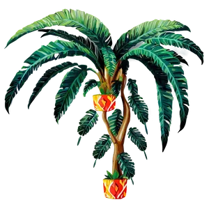 Tropical Hanging Plant Png 30 PNG image