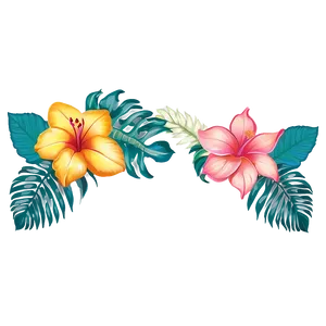 Tropical Haven Border PNG 06272024 PNG