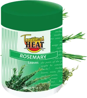 Tropical Heat Rosemary Leaves Spice Container PNG image