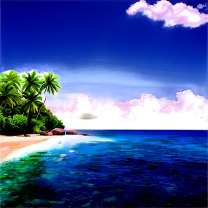 Tropical Island Escape Png Lro69 PNG image