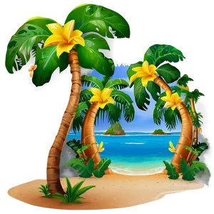 Tropical Island Land Png 70 PNG image