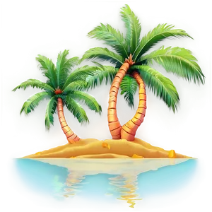 Tropical Island Mirage PNG 32