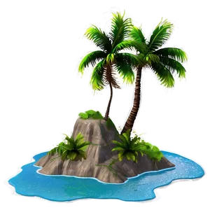 Tropical Island Paradise Png 37 PNG image