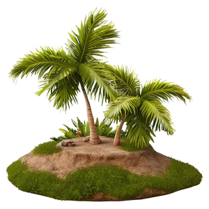 Tropical Island Paradise Png Lti85 PNG image