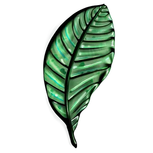 Tropical Leaf Digital PNG 29
