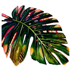 Tropical Leaf Fill PNG 21